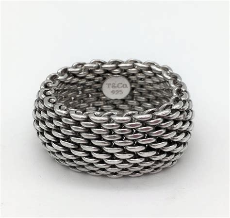 tiffany mesh ring replica|tiffany mesh ring size 7.